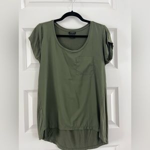 Ann Taylor Olive Green Top